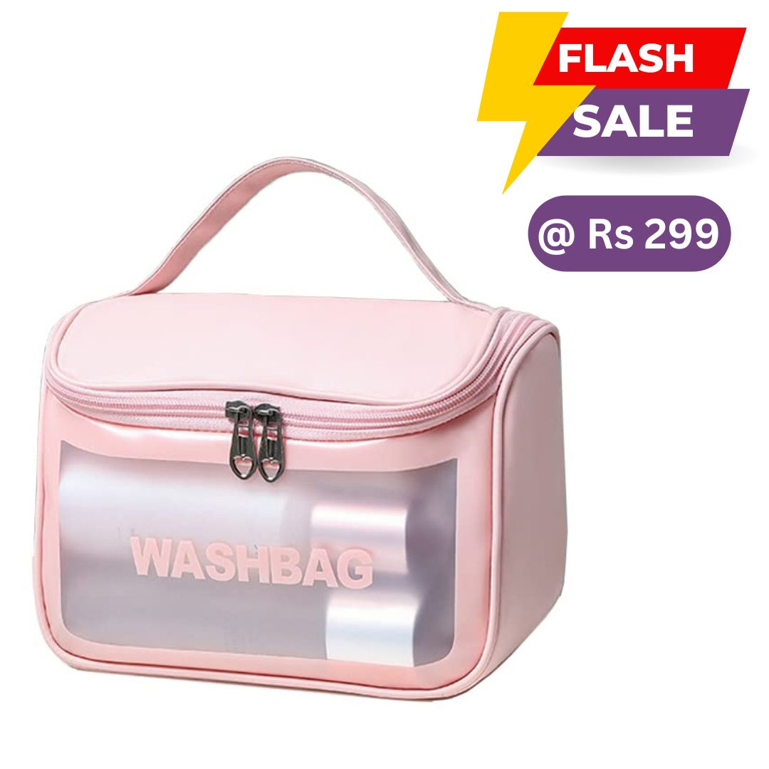 Multi-Functional Large Makeup Pouch For Women Waterproof Pvc