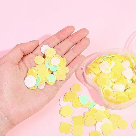 Scented Soft Paper Soap in Apple Shape Box, for Toilet, Outdoor, Travel, School, College (Assorted/Random Color)