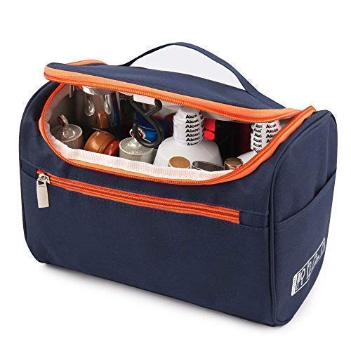 Houme Cosmetic / Toiletry Bag for Women & Men | Navy Blue