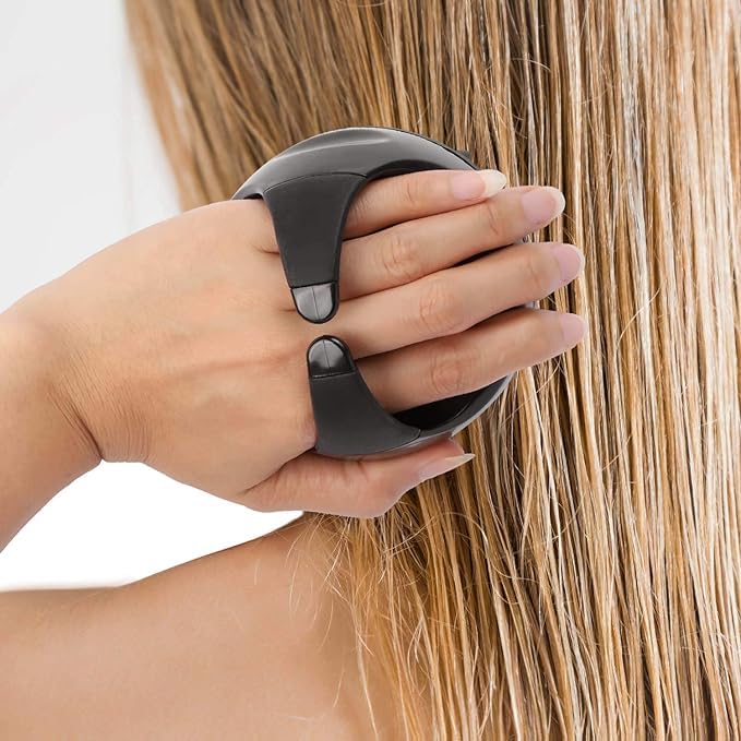 Hair Scalp Massager & Shampoo Brush BLACK (b1g4)