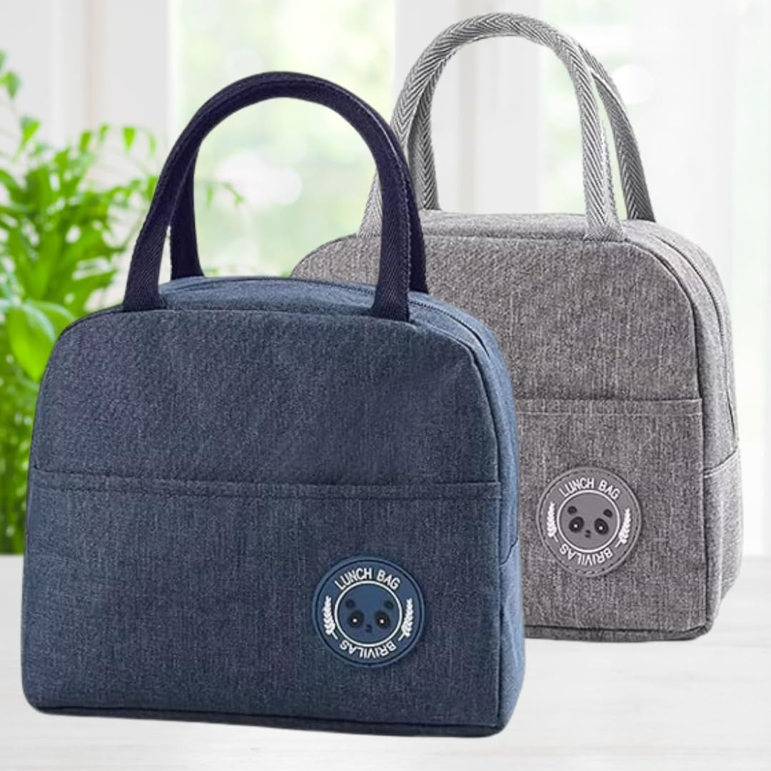 Lunch Bags Insulated For Office & Schools | Portable And Reusable | Pack of 2