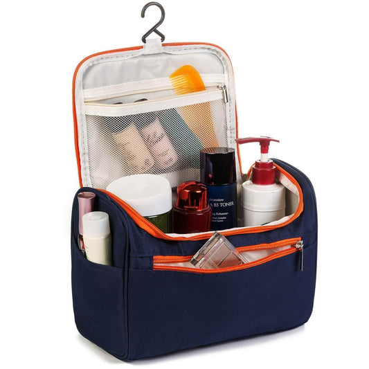Houme Cosmetic Makeup Organizer Toiletry Bag for Women & Men | Navy Blue (Sale)