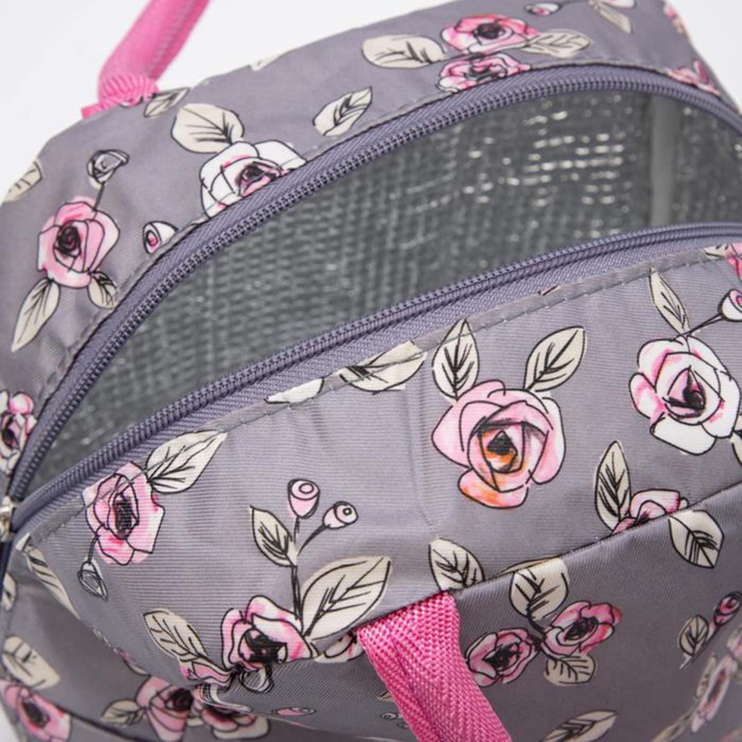Insulated Lunch Bags For Office, Women, Men & Kids | Portable And Reusable (Rose Flower)