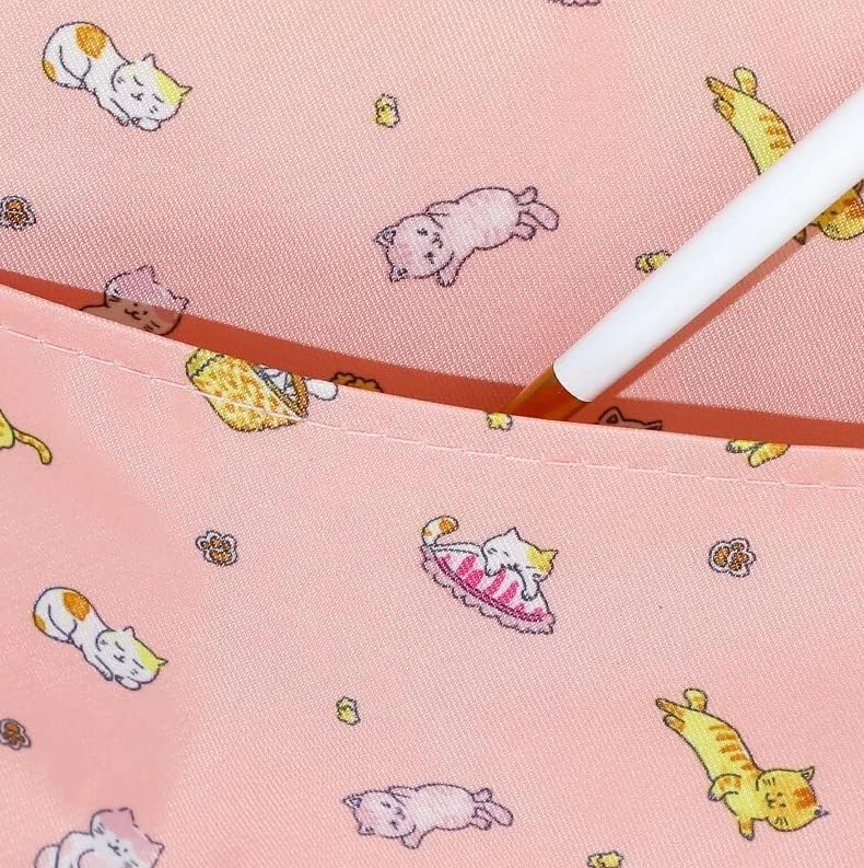 Insulated Lunch Bags For Office, Women, Men & Kids | Portable And Reusable (Orange Cat)