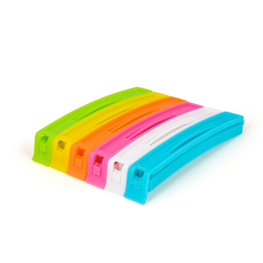 Size Plastic Food Snack Bag Pouch Clip Sealer Large,Medium,Small (Multicolor) 18 Pcs - 3 Different Sizes
