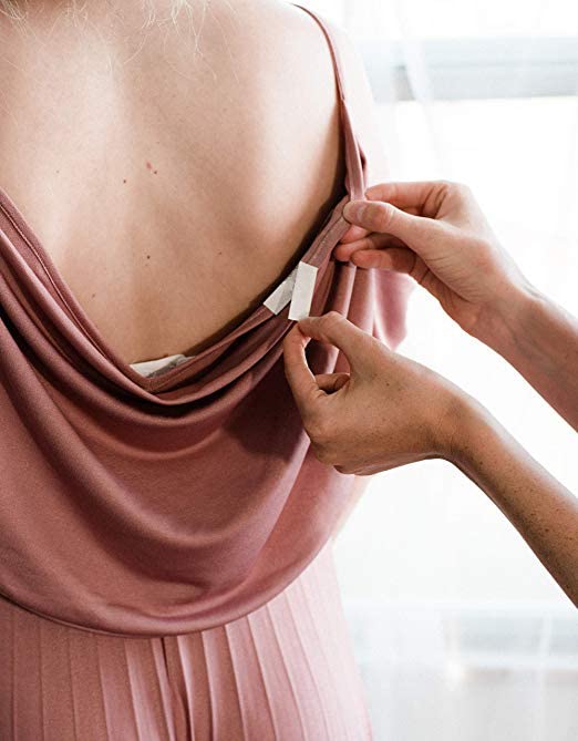 Women Fashion Tape for Clothes, Double Stick Strips – 35 Strips | Clothing & Body Tape for All Skin Tones and Fabric, Bra Tape Strips