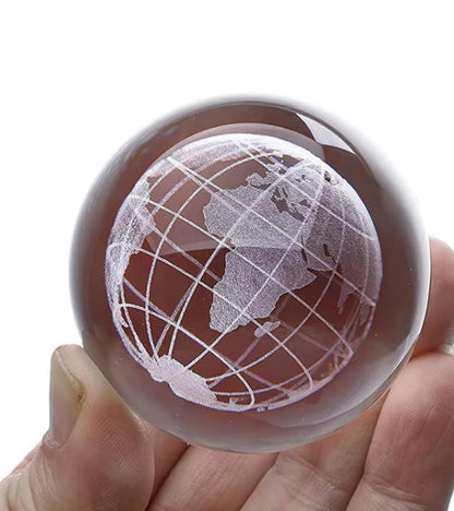 Earth | 3D Crystal LED Lamp with USB