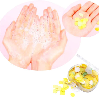 Scented Soft Paper Soap in Apple Shape Box, for Toilet, Outdoor, Travel, School, College (Assorted/Random Color)
