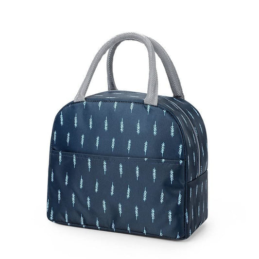 Blue Feather Insulated Lunch Bags, Portable and Reusable