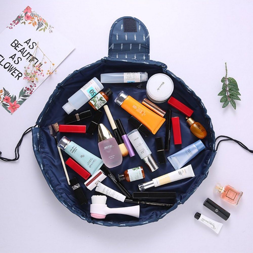 Lazy Drawstring Makeup Bag Large Capacity