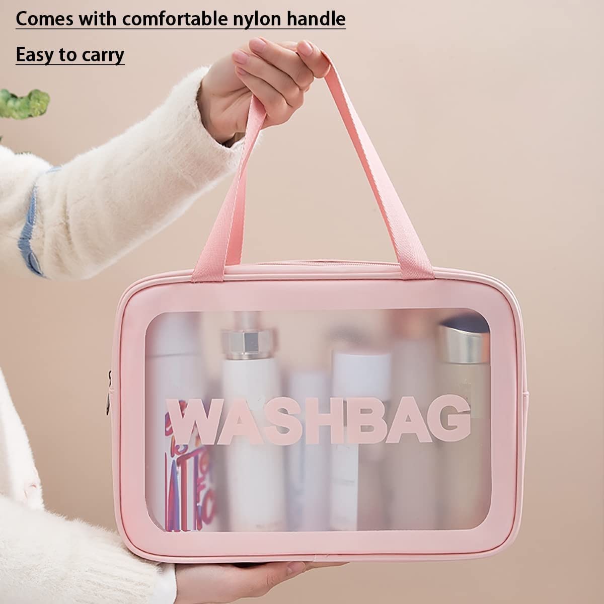 Multi-Functional Large Makeup Pouch for Women | Waterproof Cosmetic Bags| Washbag