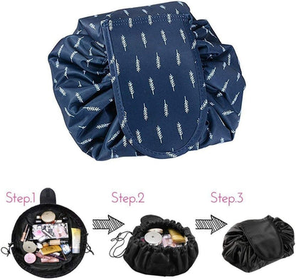 Lazy Drawstring Makeup Bag Large Capacity