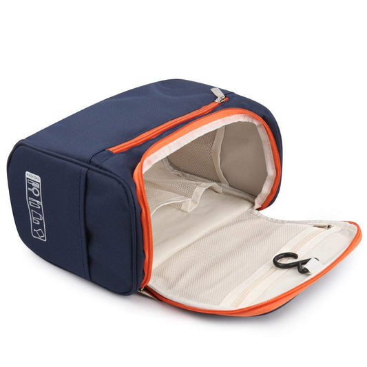 Houme Cosmetic Makeup Organizer Toiletry Bag for Women & Men | Navy Blue (Sale)