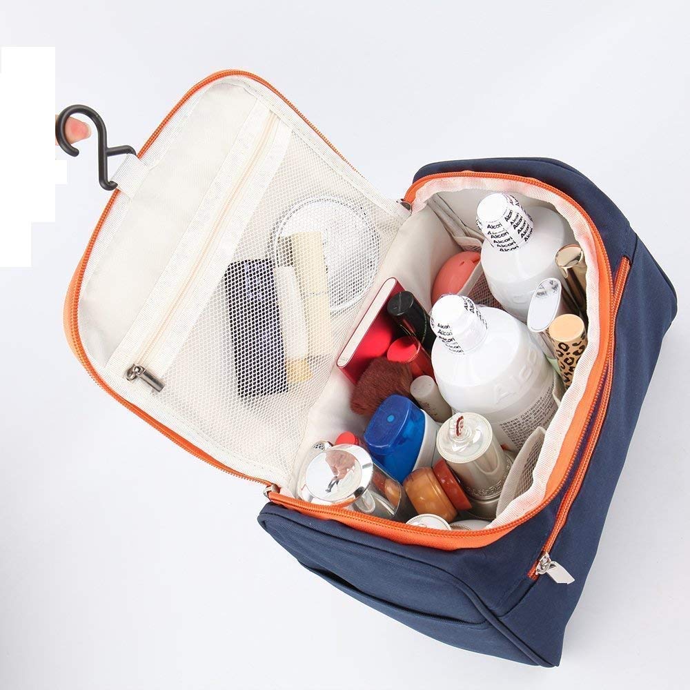 Houme Cosmetic / Toiletry Bag for Women & Men | Navy Blue