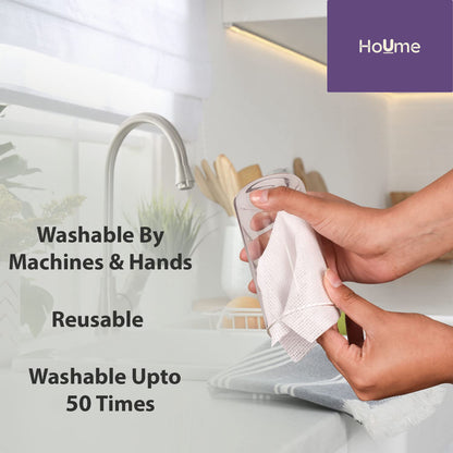 Bamboo Reusable Kitchen Towel Roll - 50 sheets per roll - Upto 2500 times reusable (Sale)