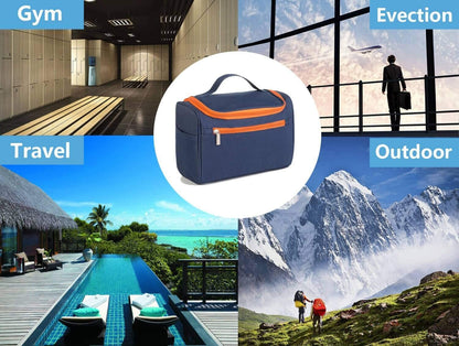 Houme Cosmetic / Toiletry Bag for Women & Men | Navy Blue
