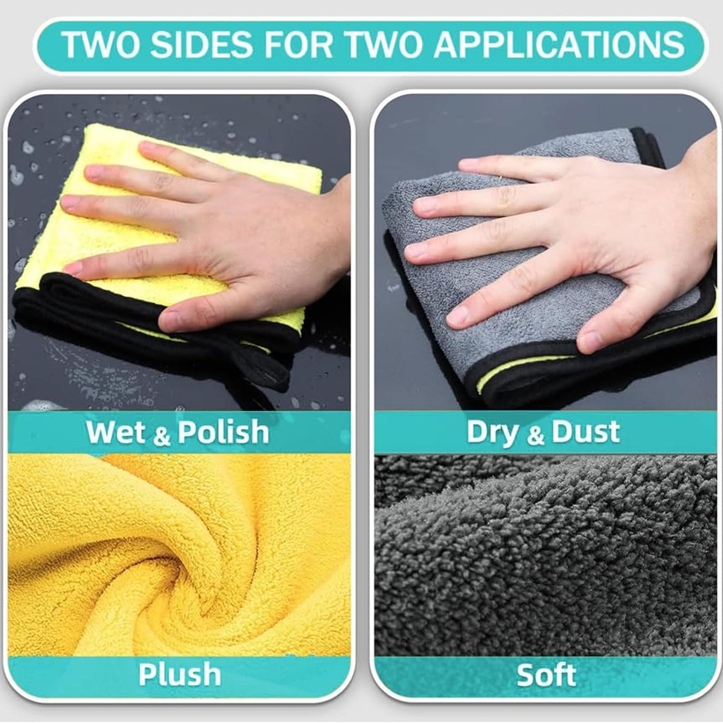 Microfiber Cloth for Multipurpose Cleaning & Dusting