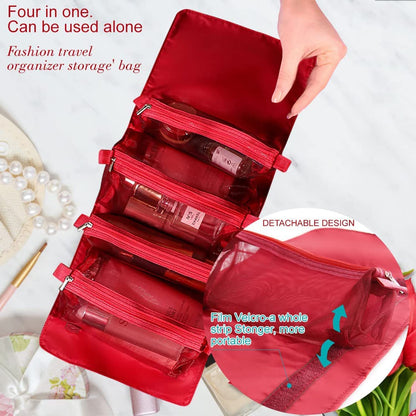 Foldable Make up Pouch for Makeup Accessories, Storage Bag for Cosmetics