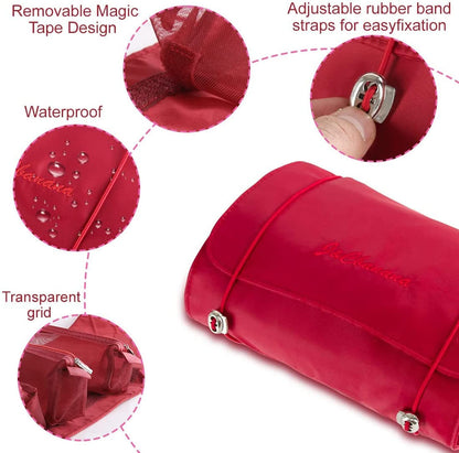 Foldable Make up Pouch for Makeup Accessories, Storage Bag for Cosmetics
