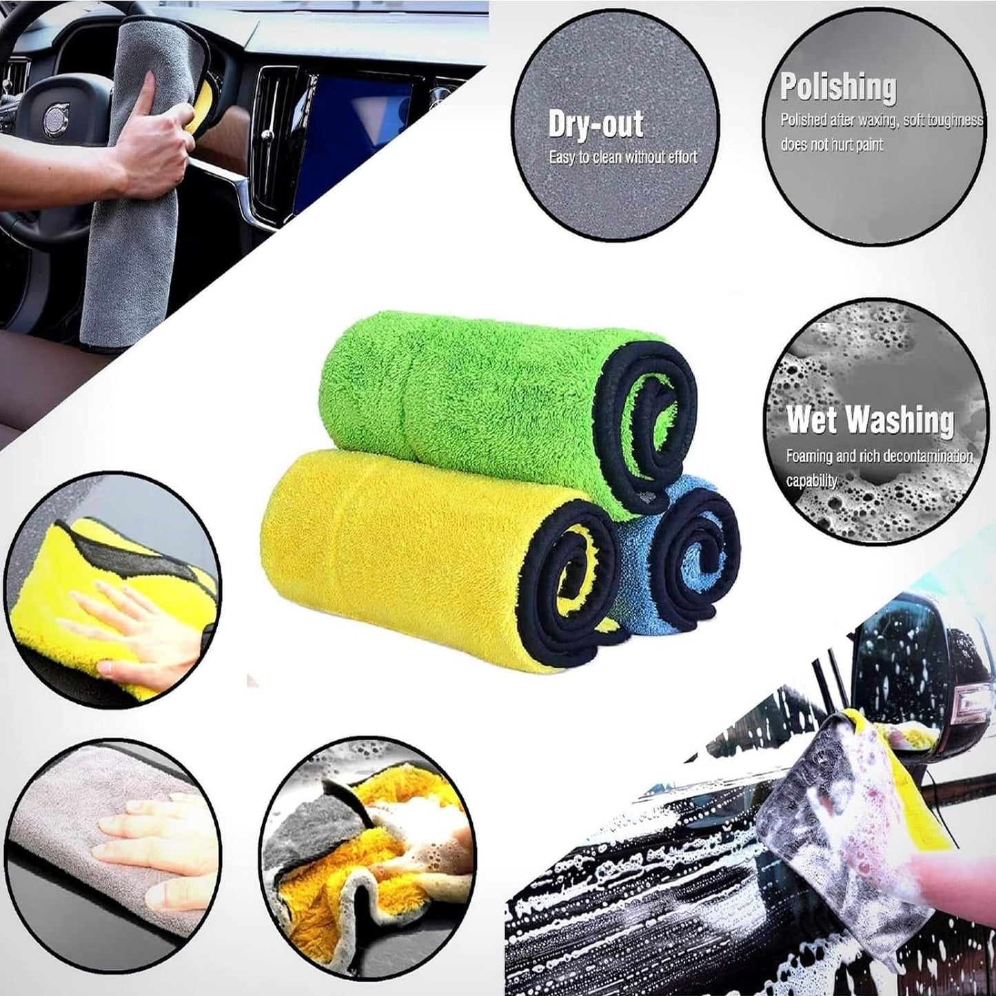 Microfiber Cloth for Multipurpose Cleaning & Dusting