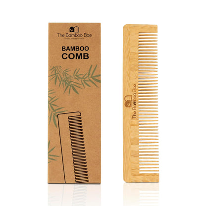Bamboo Lily Handmade Comb for Hair Growth | Travel Friendly