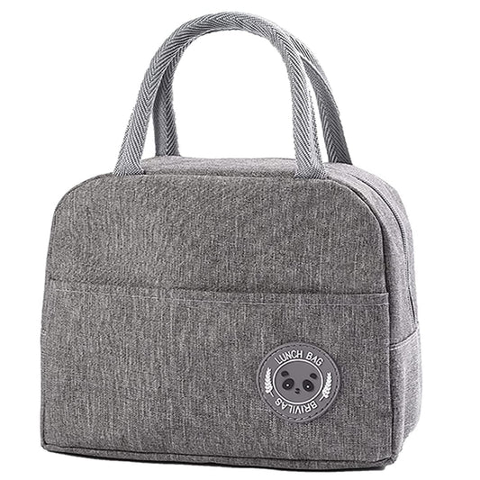 Lunch Bags Insulated For Office | Portable And Reusable (Grey), 1 liter