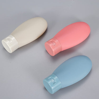 Refillable Travel Bottles for Cream, Shampoo Hand Wash, Lotion with Zip Pouch (60 ML*3)