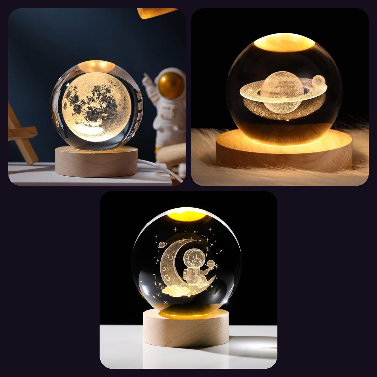 3D Crystal Lamp Combo Packs