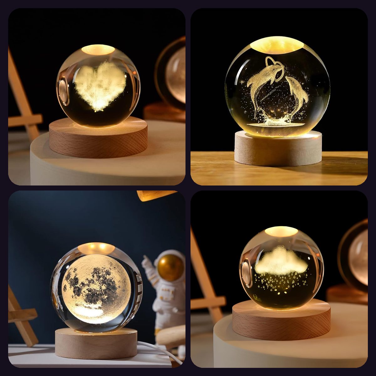 3D Crystal Lamp Combo Packs