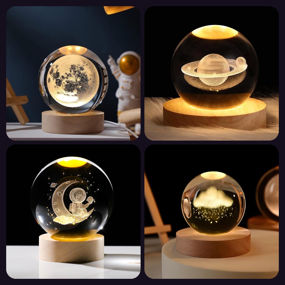 3D Crystal Lamp Combo Packs