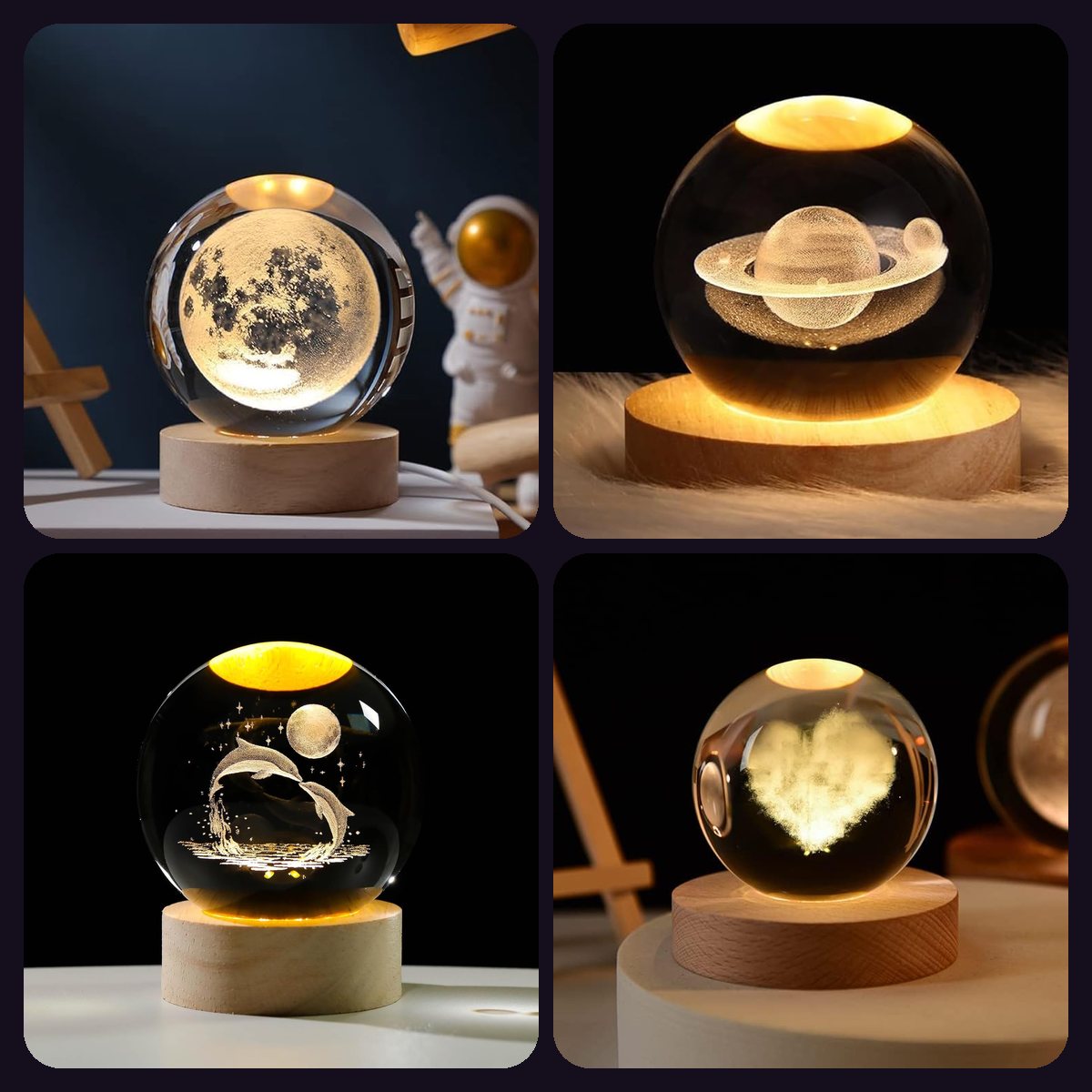 3D Crystal Lamp Combo Packs