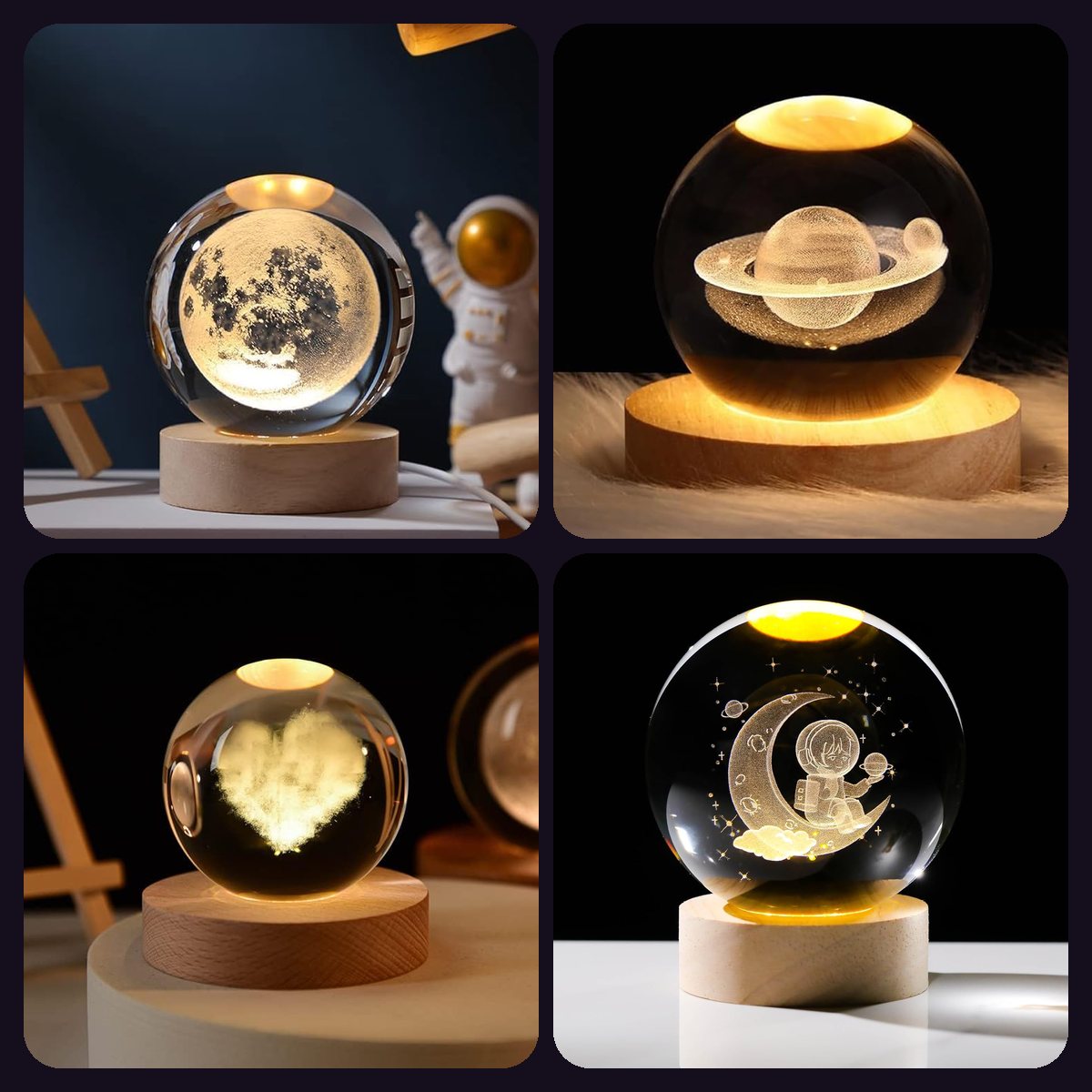 3D Crystal Lamp Combo Packs
