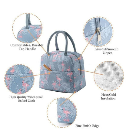 Insulated Lunch Bags For Office, School | Portable And Reusable (Pack of 6)