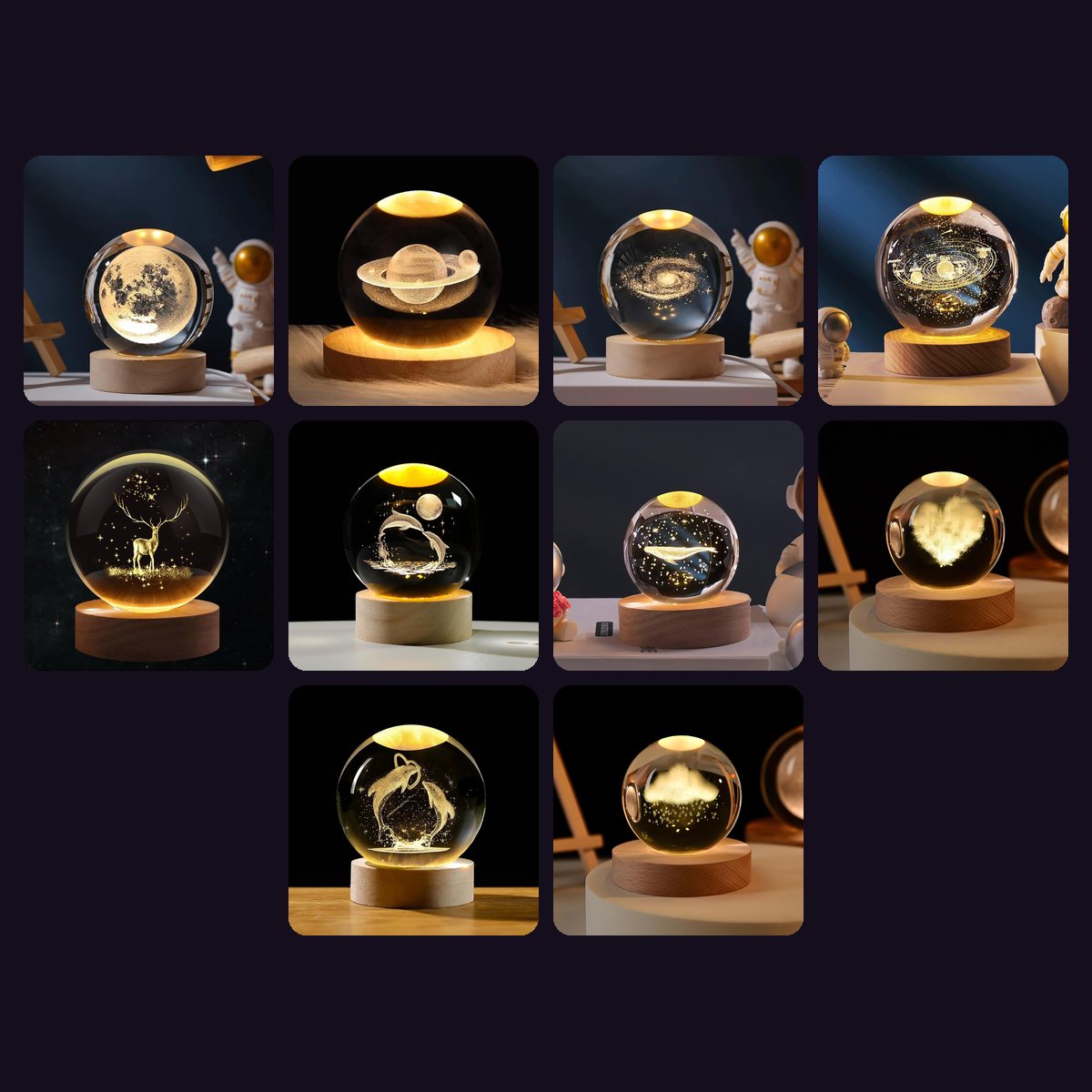 3D Crystal Lamp Gift Packs
