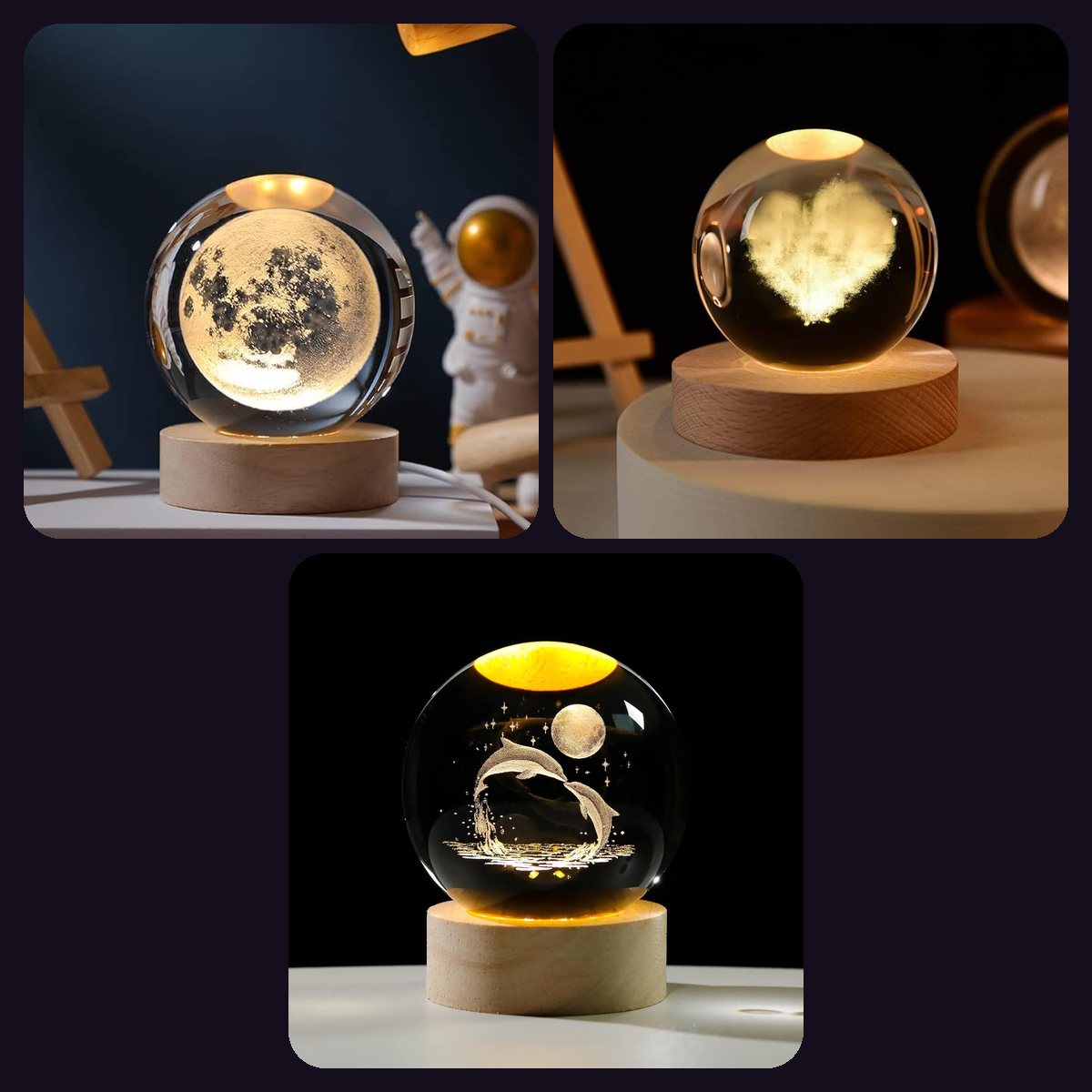 3D Crystal Lamp Gift Packs
