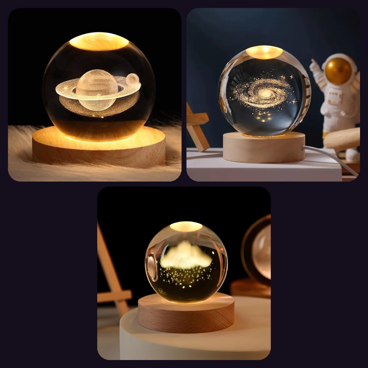 3D Crystal Lamp Gift Packs