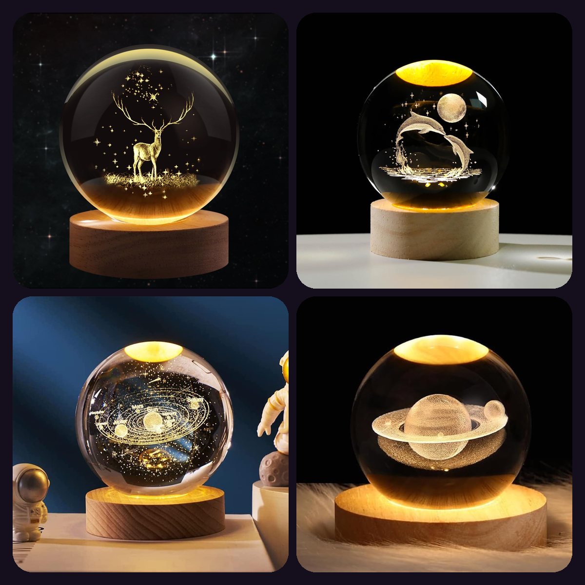 3D Crystal Lamp Gift Packs