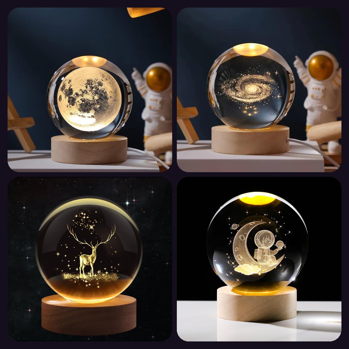 3D Crystal Lamp Gift Packs