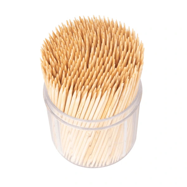 Bamboo Toothpick for teeth, eating fruits - 100 stick